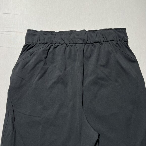 Lululemon Keep Moving Pants Womens 8 Black Pull On Tapered Joggers High Rise - Picture 3 of 16